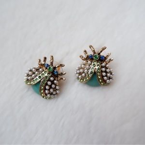 Ladybug Statement Earrings